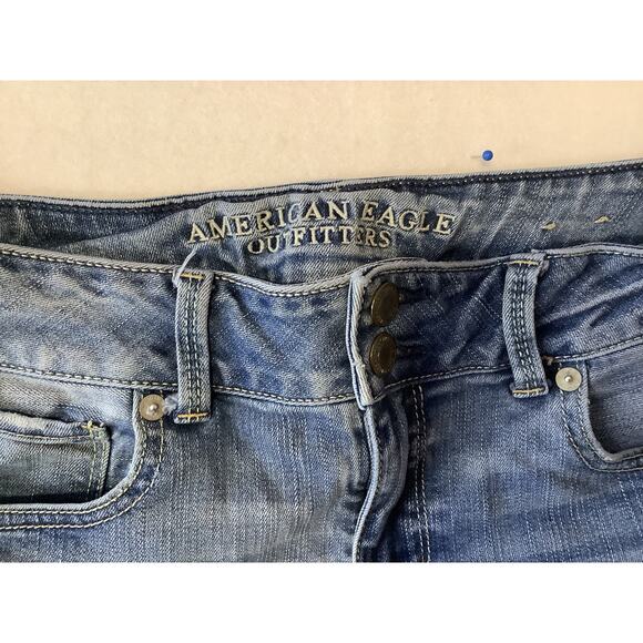American Eagle Outfitters Women's Size 10 Artist Crop Super Stretch - Preowned - Picture 7 of 12